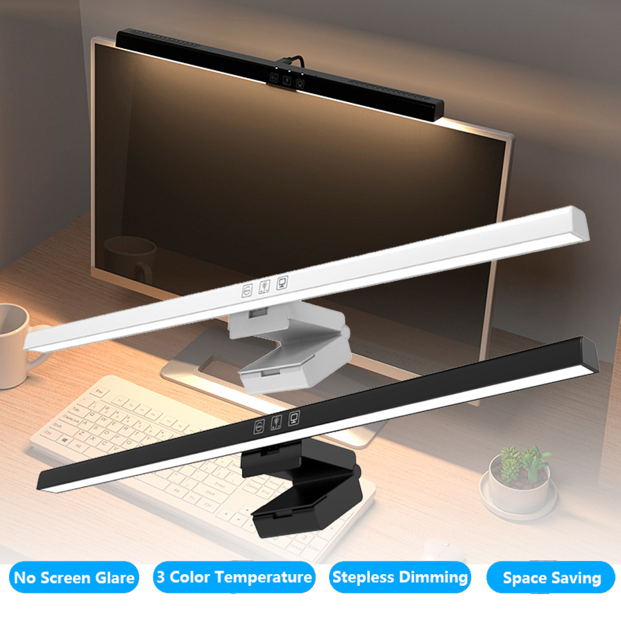 Office Furniture Desk - 50cm LED Monitor Light Bar Screen