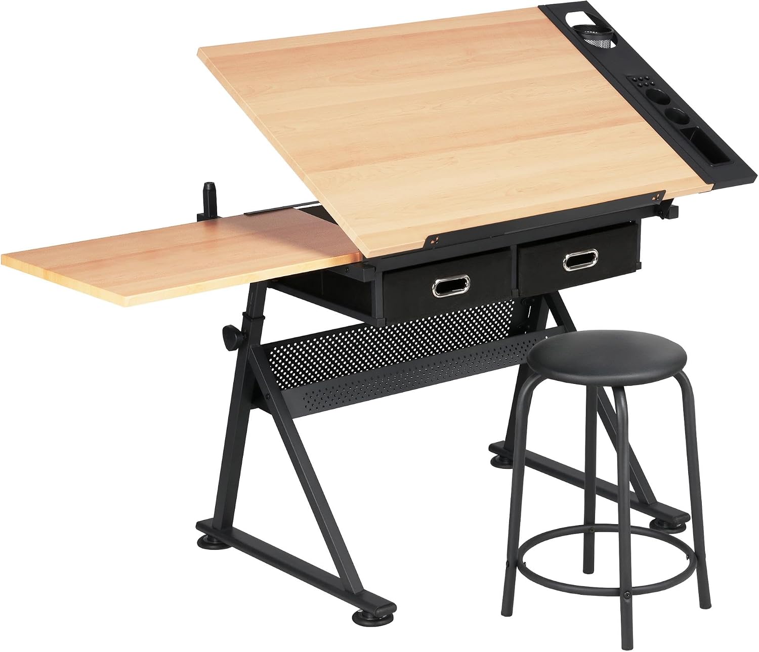 Office Furniture Desk - Adjustable Drafting Table Art Desk With