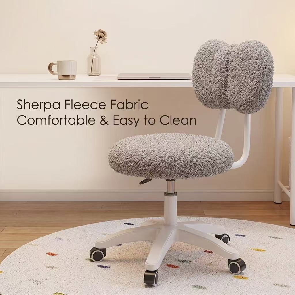 Cute Boucle Swivel Office Chai - đánh giá và giá Office Furniture Desk