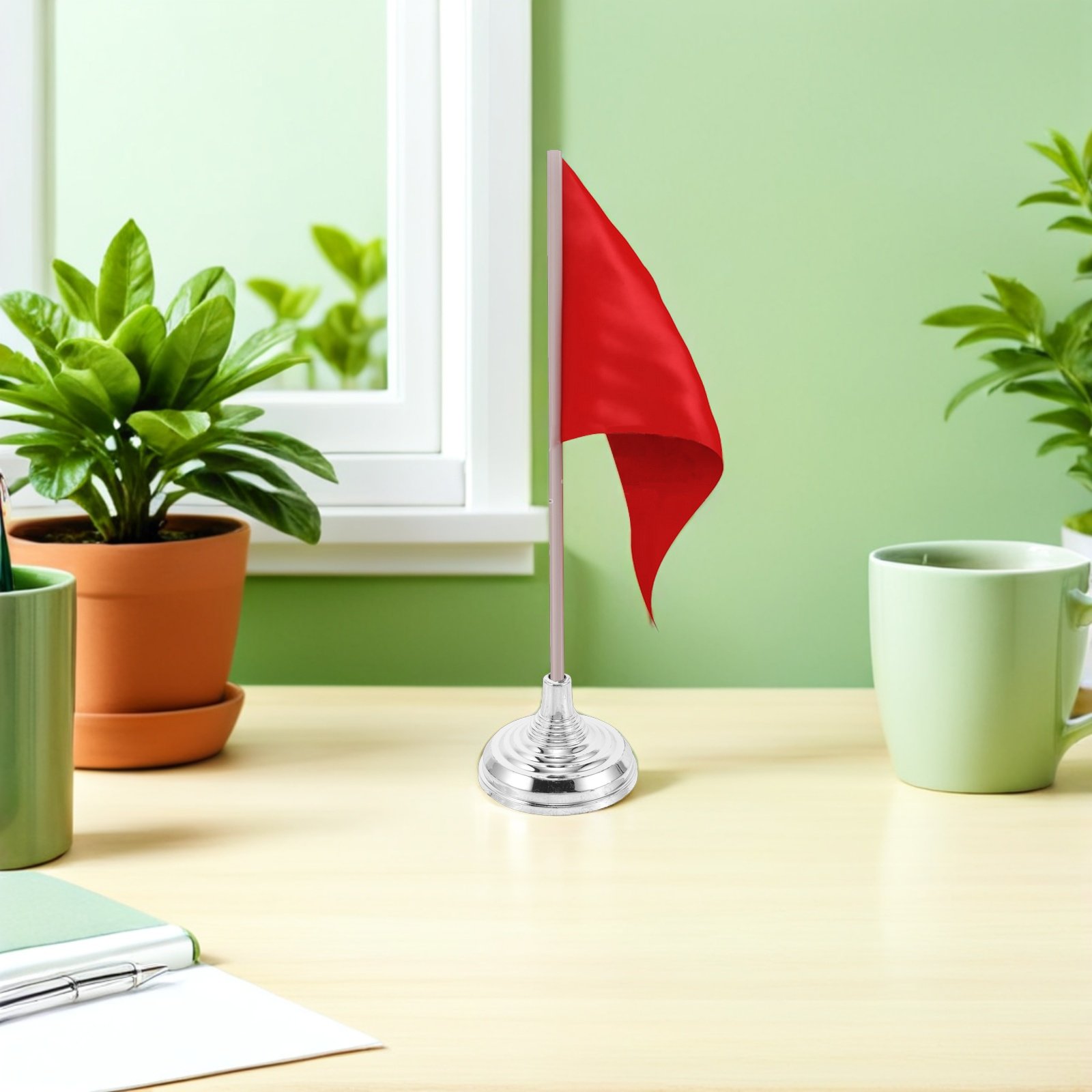 12Pcs Silver Mini Desk Flag St - đánh giá và giá Office Furniture Desk