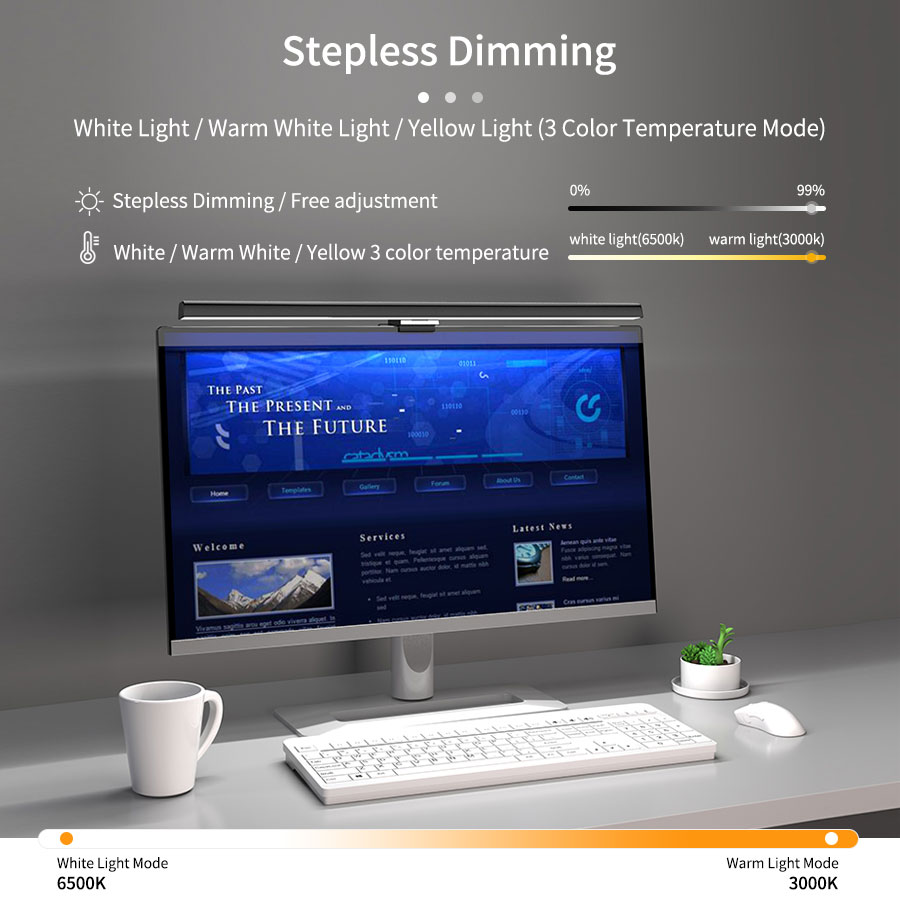 50cm LED Monitor Light Bar Scr - đánh giá và giá Office Furniture Desk