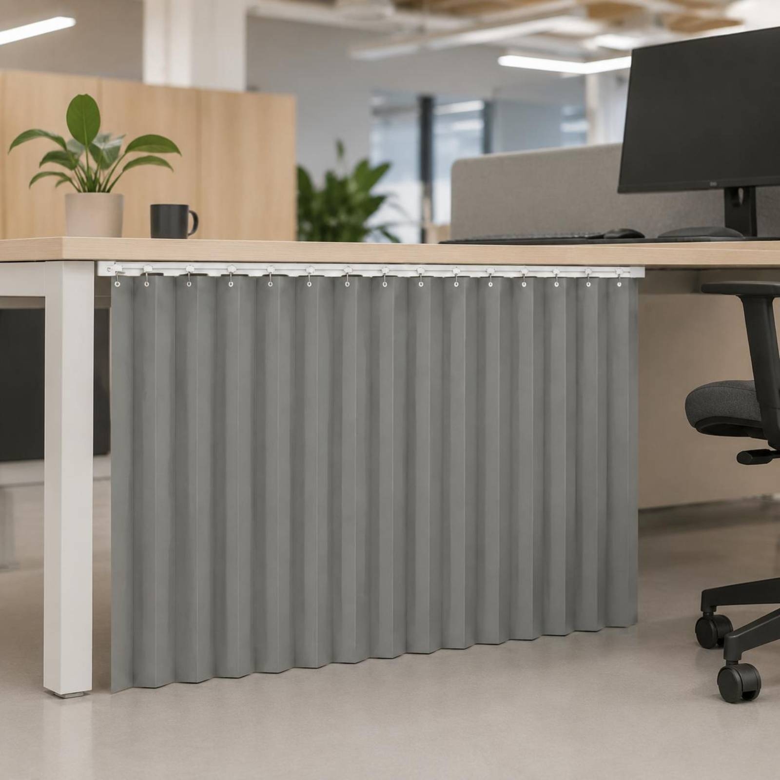 Desk Privacy Curtain Wind Bloc - đánh giá và giá Office Furniture Desk