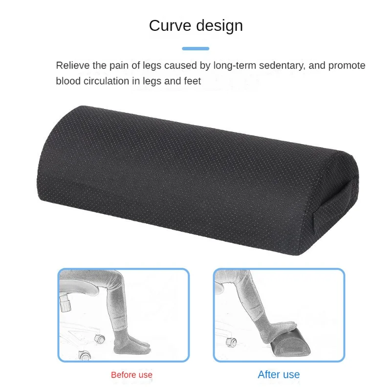 Semicircle High Resilience Fee - đánh giá và giá Office Footrest Cushion