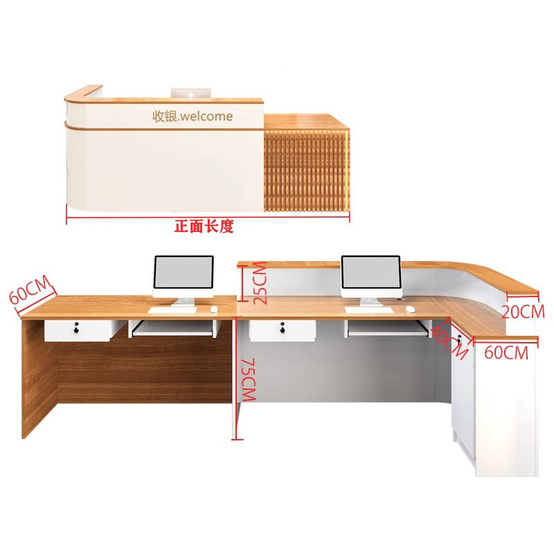 Storage Luxury Reception Desk  - đánh giá và giá Office Furniture In Usa