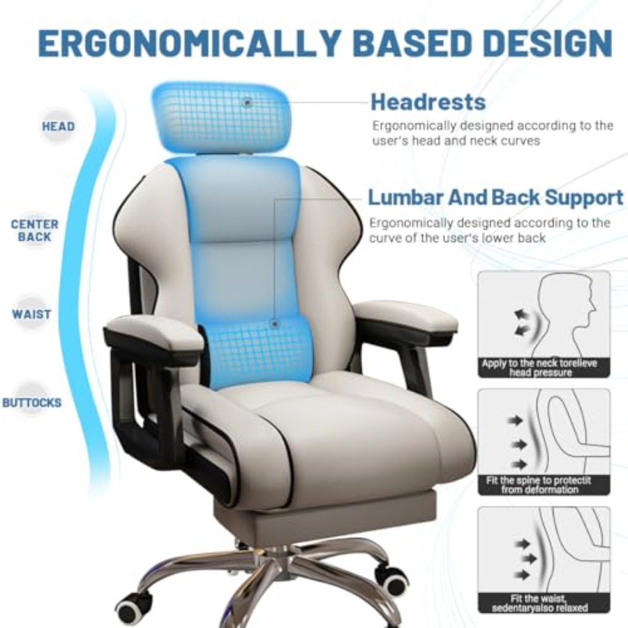 Home office desk chair: PU lea - đánh giá và giá Office Footrest Cushion