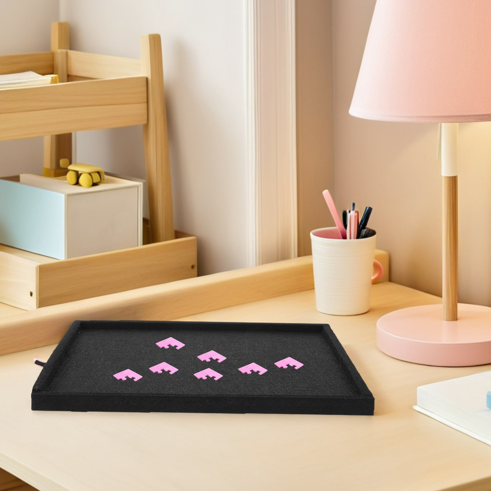 4 PCS Jigsaw Portable Puzzle S - đánh giá và giá Tray Sorter Stacking