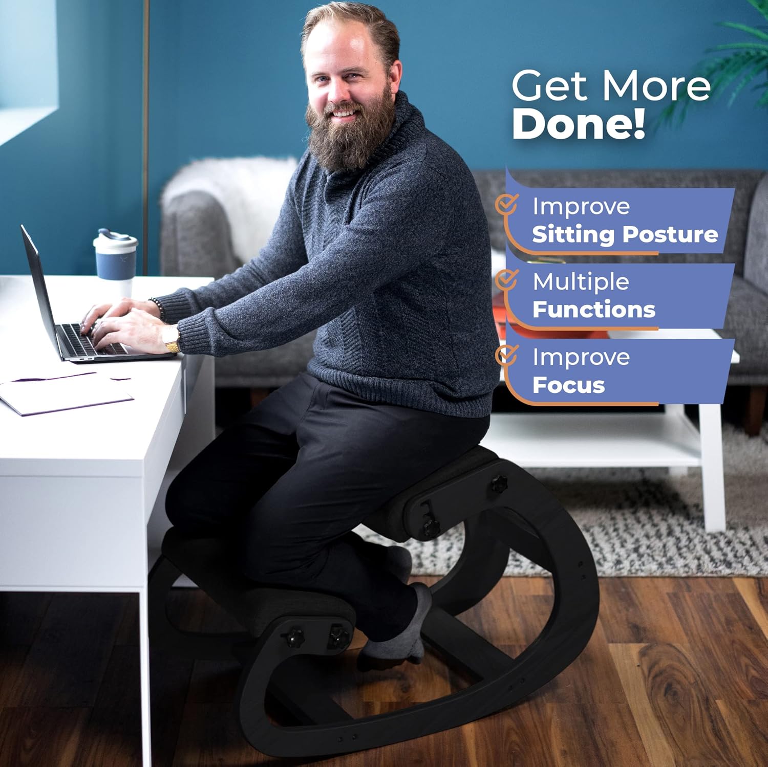 Ergonomic Wooden Kneeling Chai - đánh giá và giá Office Furniture Desk