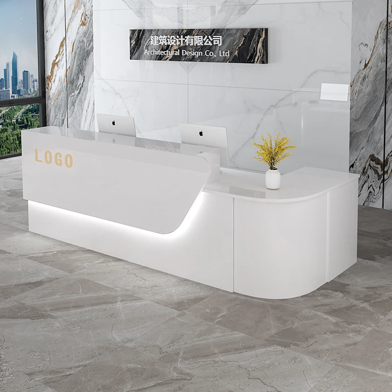Storage Luxury Reception Desk  - đánh giá và giá Office Furniture In Usa