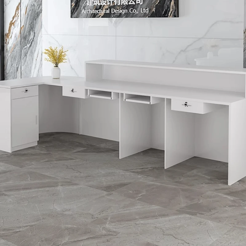 Storage Luxury Reception Desk  - đánh giá và giá Office Furniture In Usa