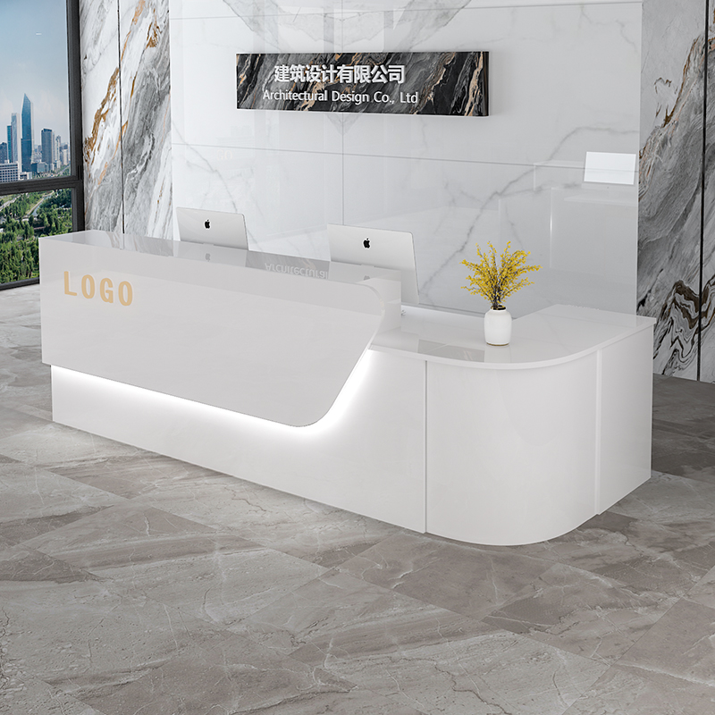 Storage Luxury Reception Desk  - đánh giá và giá Office Furniture In Usa