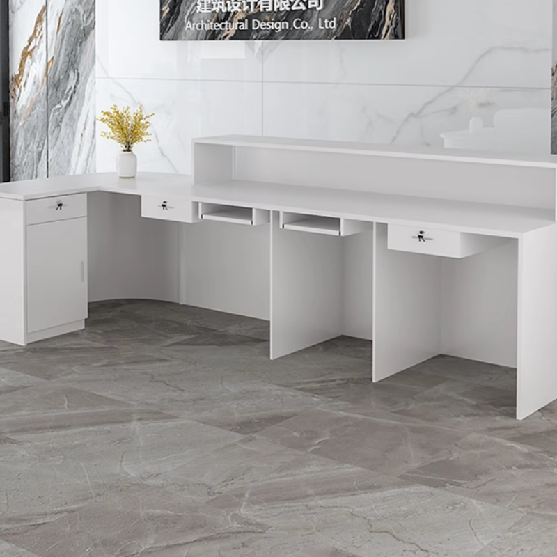 Storage Luxury Reception Desk  - đánh giá và giá Office Furniture In Usa