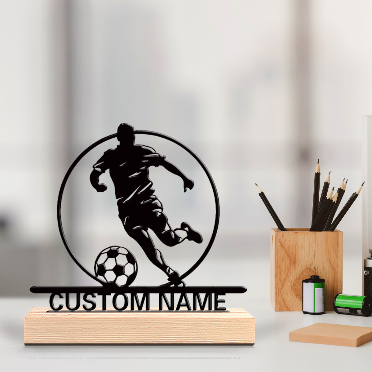 Custom Soccer Player Metal Sta - đánh giá và giá Office Furniture Desk