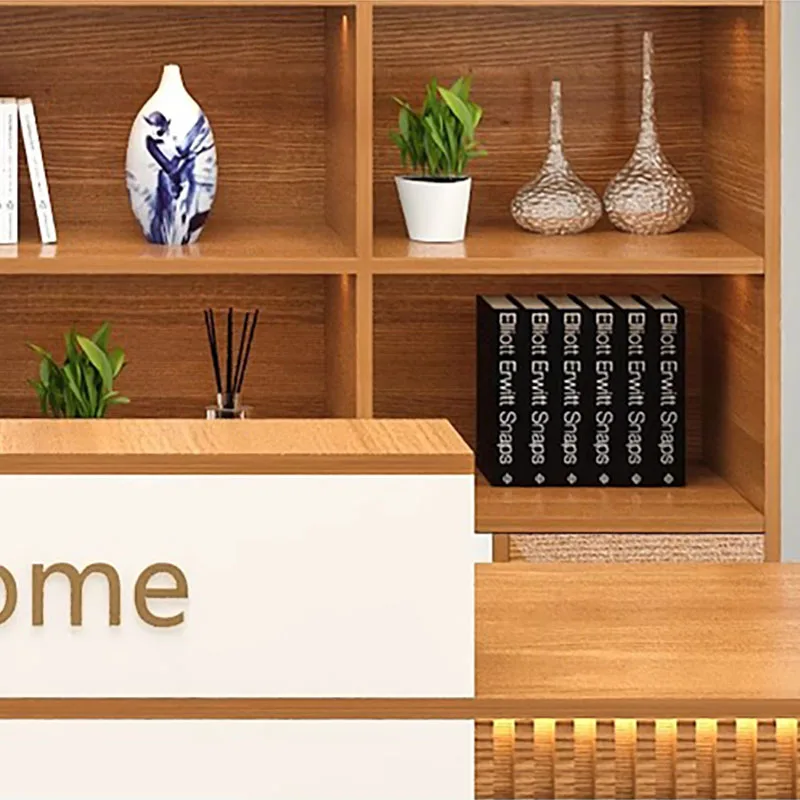 Storage Luxury Reception Desk  - đánh giá và giá Office Furniture In Usa