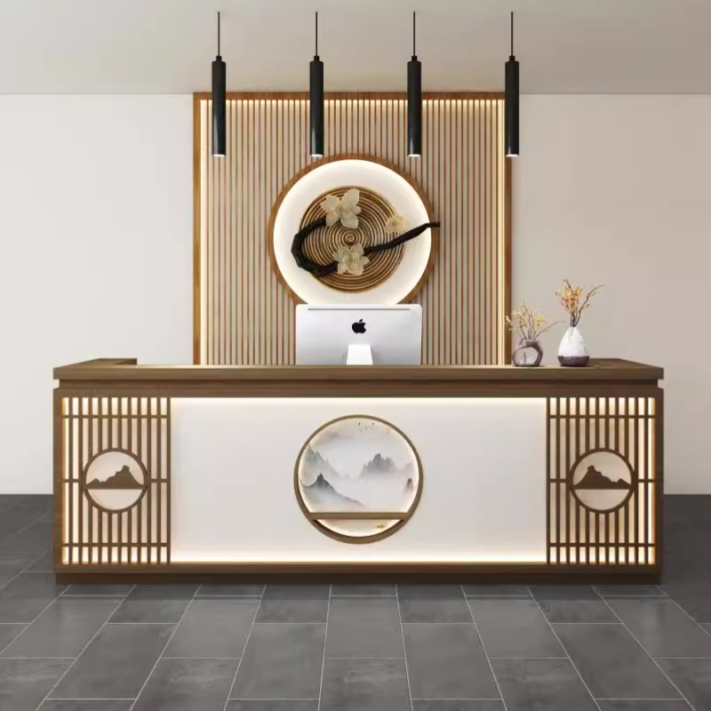Simple Classic Reception Desk  - đánh giá và giá Office Furniture In Usa