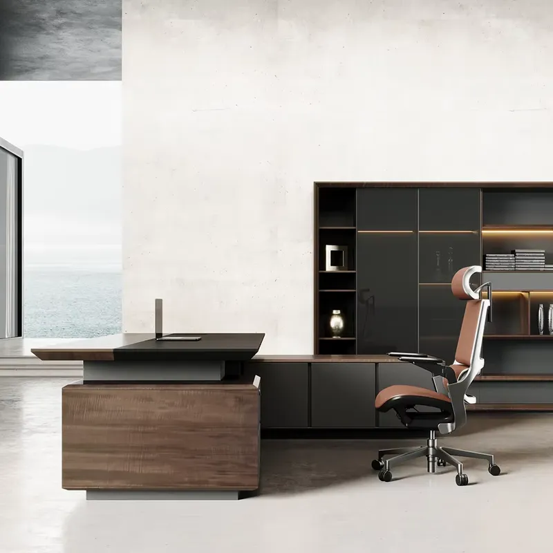 Luxury Executive Desk Solid Wo - đánh giá và giá Office Furniture Desk