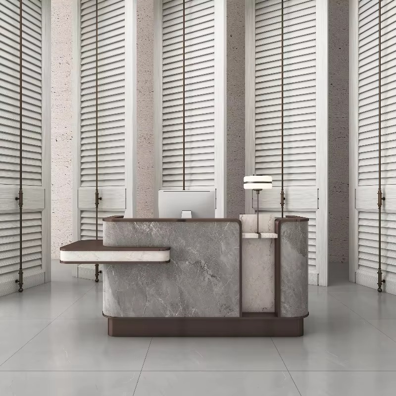 Hotels Beauty Reception Desks  - đánh giá và giá Office Furniture Logo