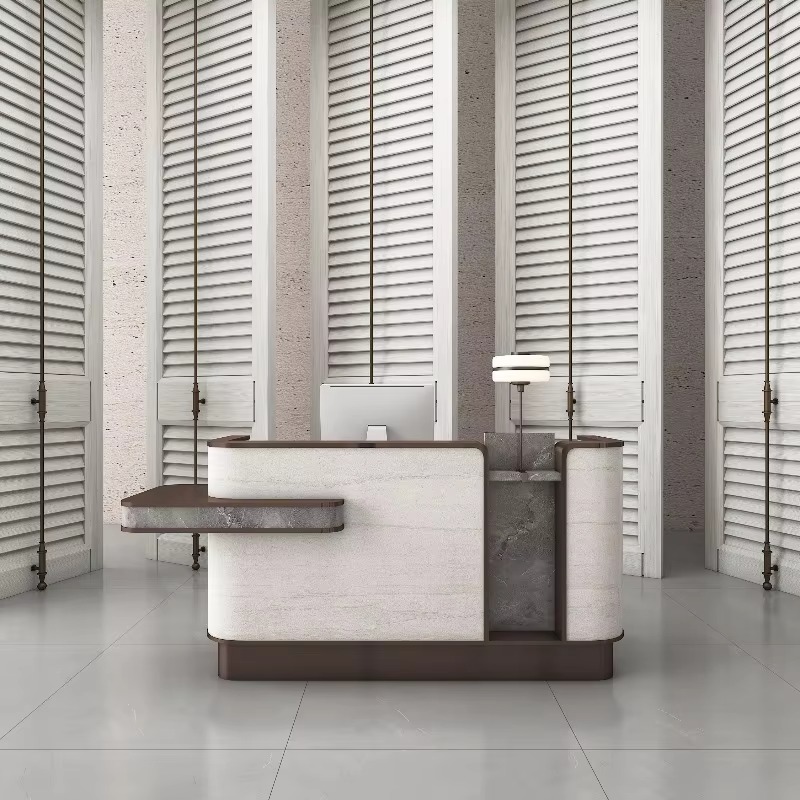 Hotels Beauty Reception Desks  - đánh giá và giá Office Furniture Logo