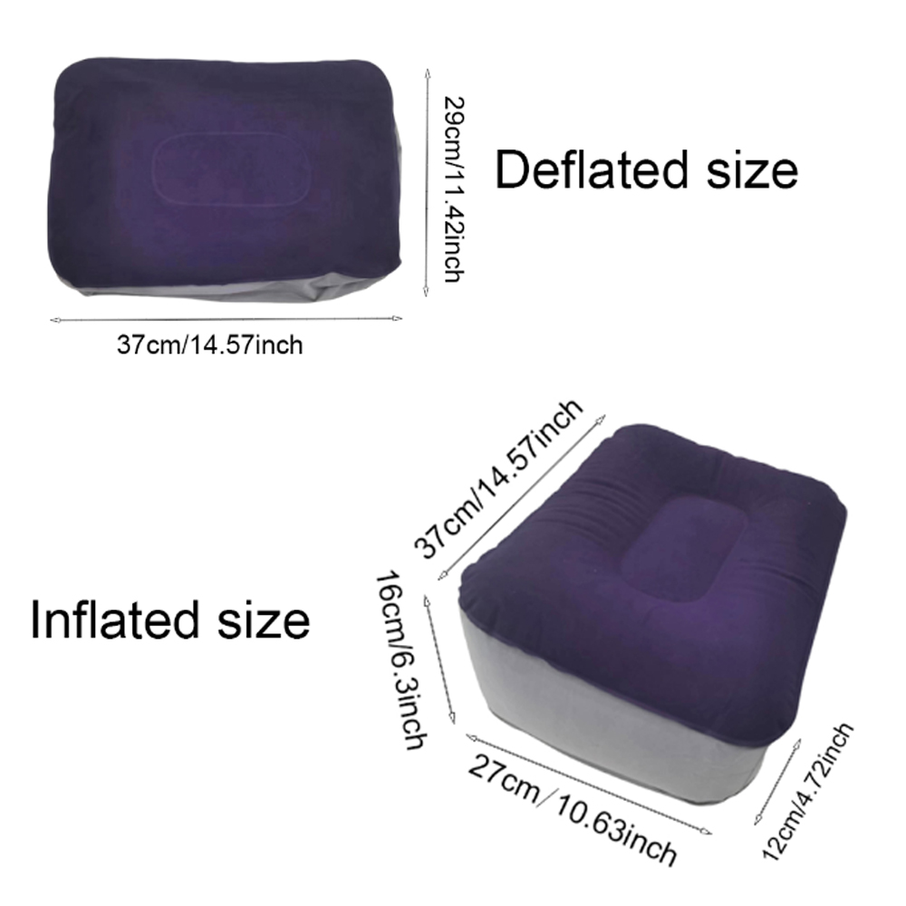 Inflatable Footrest Pillow PVC - đánh giá và giá Office Footrest Cushion
