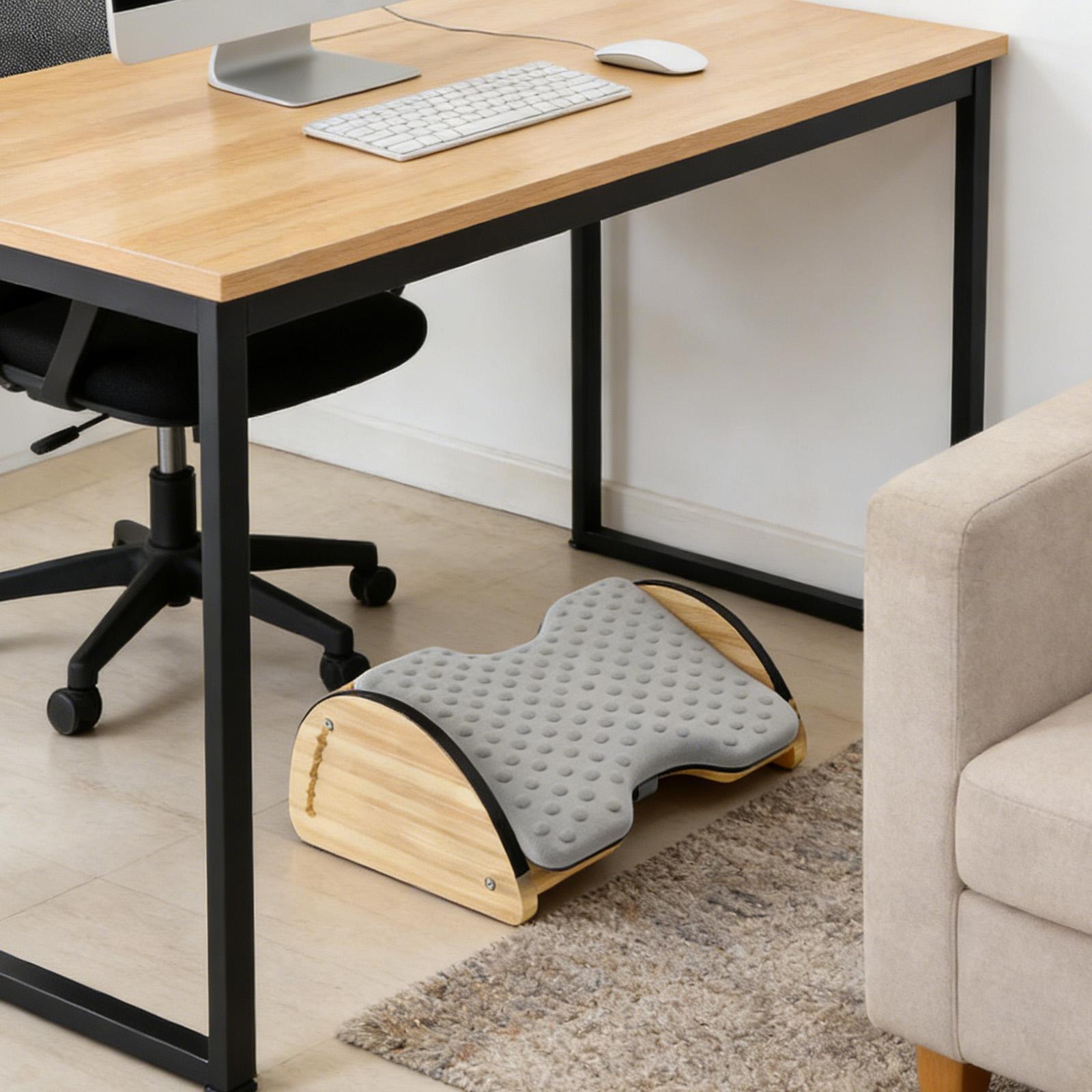 Adjustable Office Bamboo Footr - đánh giá và giá Office Footrest Cushion