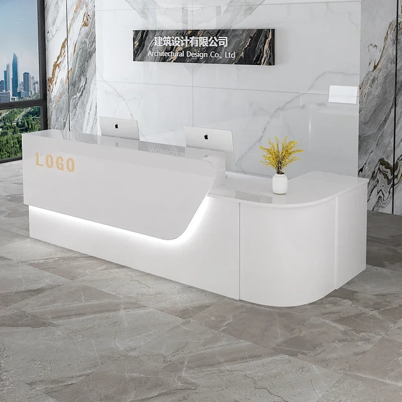Storage Luxury Reception Desk  - đánh giá và giá Office Furniture In Usa